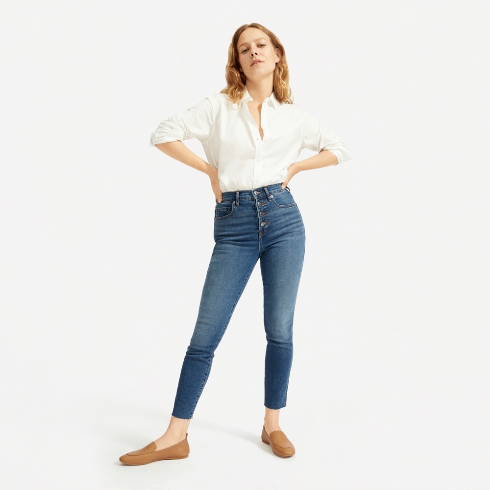 The Authentic Stretch High-Rise Skinny Button Fly